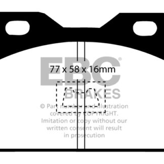 DP220 EBC Ultimax Front Pads Caliper-ATE PEUGEOT