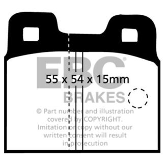 DP218 EBC Ultimax Rear Pads Caliper-ATE ALFA ROMEO