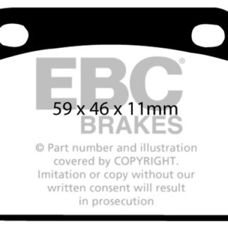 DP217 EBC Ultimax Rear Pads Caliper-NA SAAB