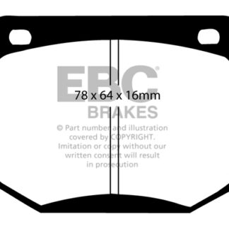 DP216 EBC Ultimax Front Pads Caliper-Girling/TRW SAAB