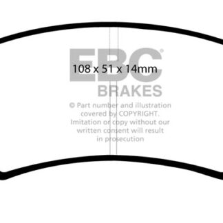 DP207 EBC Ultimax Front Pads Caliper-Akebono ISUZU