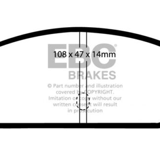 DP200 EBC Ultimax Front Pads Caliper-Akebono DAIHATSU