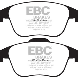 DP1997 EBC Ultimax Front Pads Caliper-ATE AUDI