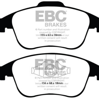 DP1993 EBC Ultimax Front Pads Caliper-ATE RENAULT