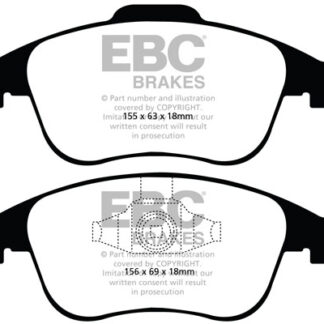 DP1992 EBC Ultimax Front Pads Caliper-ATE RENAULT