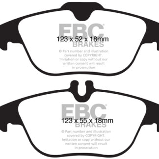 DP1990 EBC Ultimax Rear Pads Caliper-NA MERCEDES-BENZ