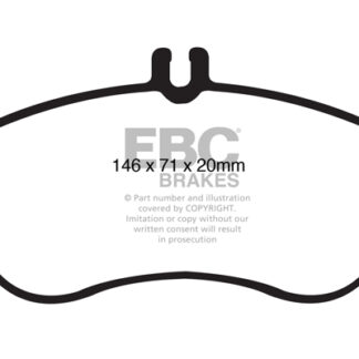 DP1989 EBC Ultimax Front Pads Caliper-TRW MERCEDES-BENZ