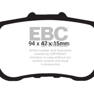 DP1987 EBC Ultimax Rear Pads Caliper-NA HONDA