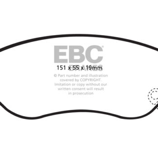 DP1981 EBC Ultimax Front Pads Caliper-Bosch OPEL