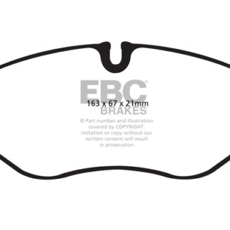 DP1980 EBC Ultimax Front Pads Caliper-Brembo IVECO COMMERCIAL