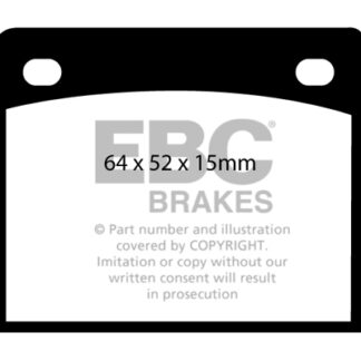 DP198 EBC Ultimax Front Pads Caliper-Sumitomo NISSAN