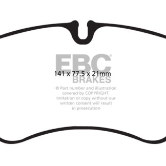 DP1979 EBC Ultimax Rear Pads Caliper-Brembo IVECO COMMERCIAL