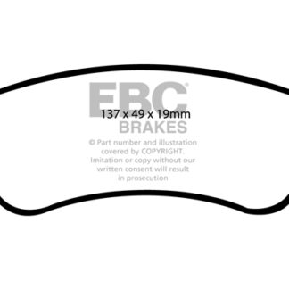 DP1974 EBC Ultimax Rear Pads Caliper-Brembo CITROEN