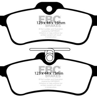 DP1973 EBC Ultimax Rear Pads Caliper-ATE TOYOTA