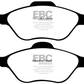 DP1972 EBC Ultimax Front Pads Caliper-ATE TOYOTA
