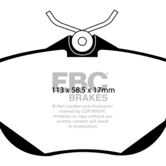 DP1971 EBC Ultimax Rear Pads Caliper-NA CITROEN