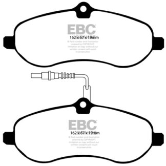 DP1970 EBC Ultimax Front Pads Caliper-NA CITROEN