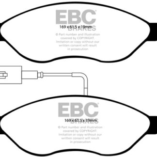 DP1968 EBC Ultimax Front Pads Caliper-Brembo CITROEN