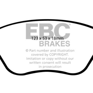 DP1965 EBC Ultimax Front Pads Caliper-Bosch OPEL