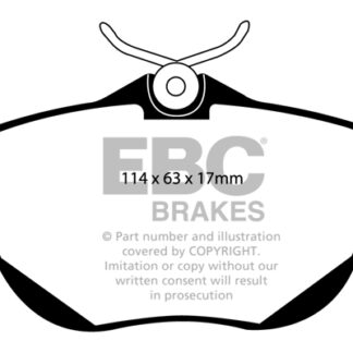 DP1962 EBC Ultimax Rear Pads Caliper-NA CITROEN
