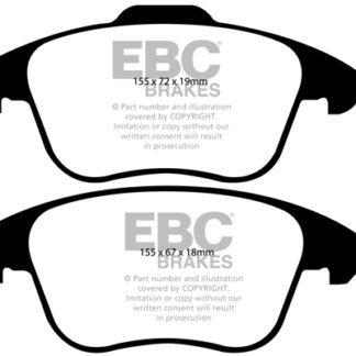 DP1960 EBC Ultimax Front Pads Caliper-ATE CITROEN