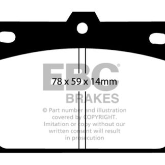 DP196 EBC Ultimax Front Pads Caliper-Sumitomo DAIHATSU