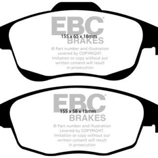 DP1959 EBC Ultimax Front Pads Caliper-ATE CITROEN