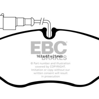 DP1956 EBC Ultimax Front Pads Caliper-NA NISSAN COMMERCIAL