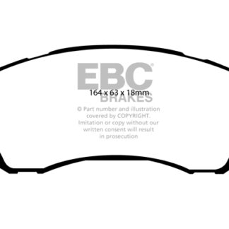 DP1953 EBC Ultimax Front Pads Caliper-NA HYUNDAI