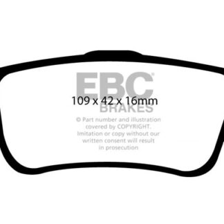 DP1952 EBC Ultimax Rear Pads Caliper-NA HONDA