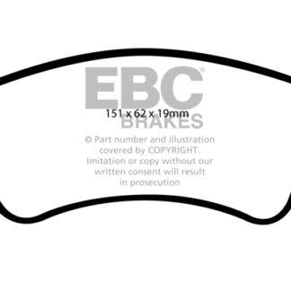 DP1950 EBC Ultimax Front Pads Caliper-Bosch TOYOTA