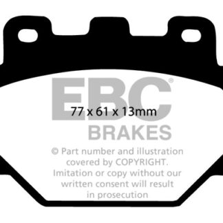 DP195 EBC Ultimax Front Pads Caliper-Sumitomo DAIHATSU