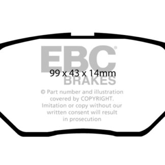 DP1947 EBC Ultimax Rear Pads Caliper-Akebono ASTON MARTIN