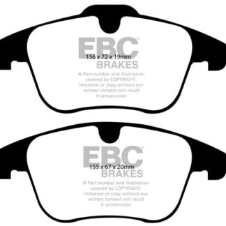 DP1932 EBC Ultimax Front Pads Caliper-ATE FORD