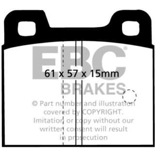 DP193 EBC Ultimax Front Pads Caliper-ATE ALFA ROMEO