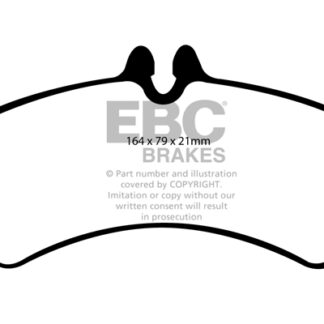 DP1929 EBC Ultimax Rear Pads Caliper-Brembo MERCEDES-BENZ COMMERCIAL