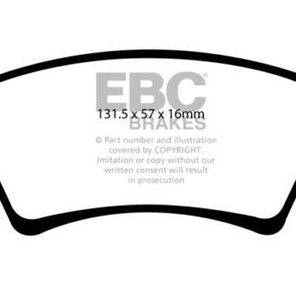 DP1925 EBC Ultimax Front Pads Caliper-TRW FIAT