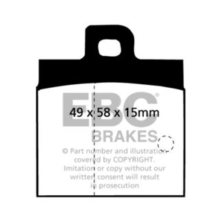 DP192 EBC Ultimax Rear Pads Caliper-ATE ALFA ROMEO