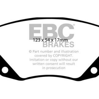 DP1918 EBC Ultimax Rear Pads Caliper-Bosch FORD COMMERCIAL