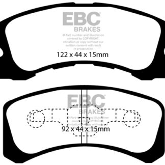 DP1915 EBC Ultimax Front Pads Caliper-Akebono DAIHATSU