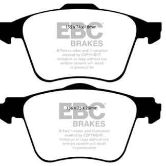 DP1914 EBC Ultimax Front Pads Caliper-ATE FORD
