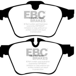 DP1912 EBC Ultimax Front Pads Caliper-ATE JAGUAR