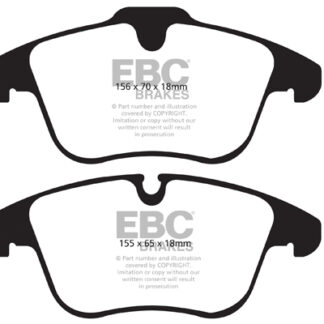 DP1911 EBC Ultimax Front Pads Caliper-ATE JAGUAR