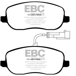 DP1906 EBC Ultimax Front Pads Caliper-NA FIAT