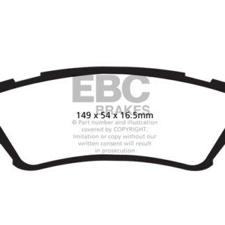 DP1891 EBC Ultimax Rear Pads Caliper-NA FORD
