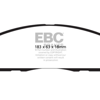 DP1888 EBC Ultimax Front Pads Caliper-NA CHRYSLER (UK)