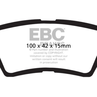 DP1875 EBC Ultimax Rear Pads Caliper-NA HYUNDAI