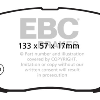 DP1864 EBC Ultimax Front Pads Caliper-NA KIA