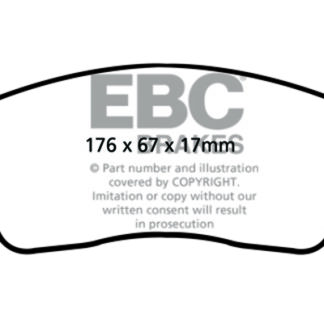 DP1859 EBC Ultimax Front Pads Caliper-NA CADILLAC