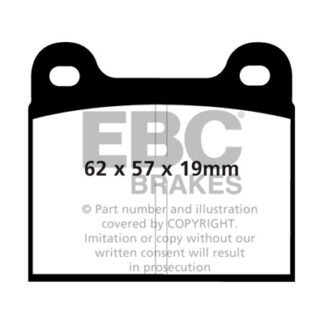 DP185 EBC Ultimax Front Pads Caliper-ATE PORSCHE